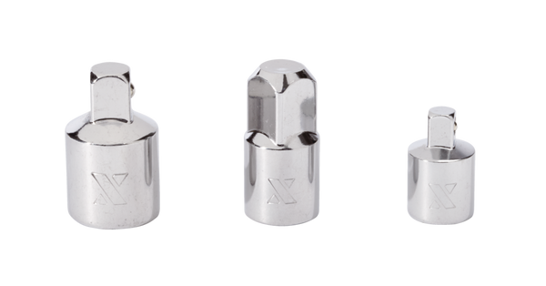 Socket Adapter Set, 3-pc, Nickel-Chrome Plating X7G5