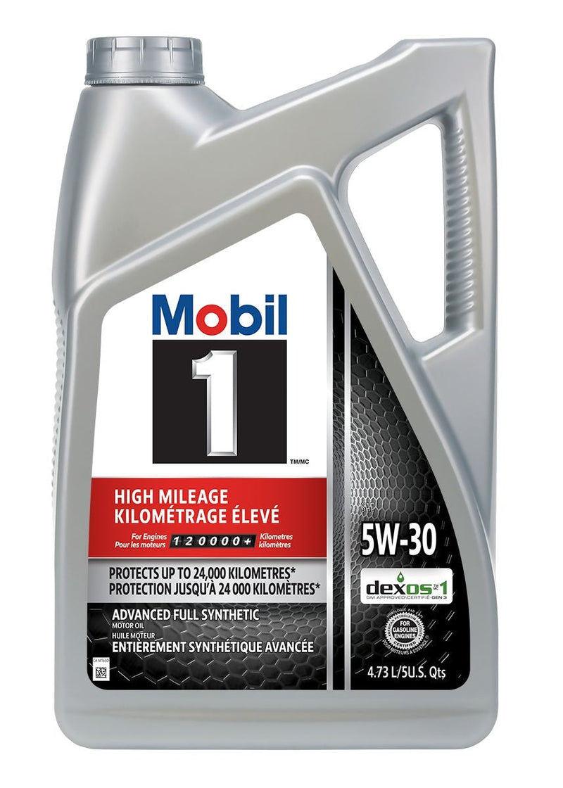 1 High Mileage 5W30 Synthetic Engine/Motor Oil, 4.73-L N1E0