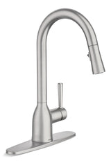Adler Single Handle Pulldown Kitchen Faucet, Spot Resist Stainless P4C2 - product image 1