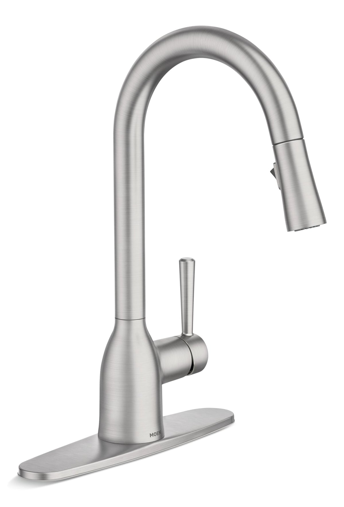 Adler Single Handle Pulldown Kitchen Faucet, Spot Resist Stainless P4C2 - product image 1