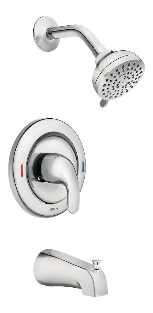 Adler Single Handle Tub Shower with Posi-Temp, Chrome Z5Q2