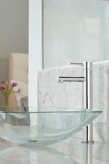 Align Single Handle High Arc Vessel Single Hole Bathroom Sink Faucet, WaterSense Certified, Chrome Y6R0 - product image 2