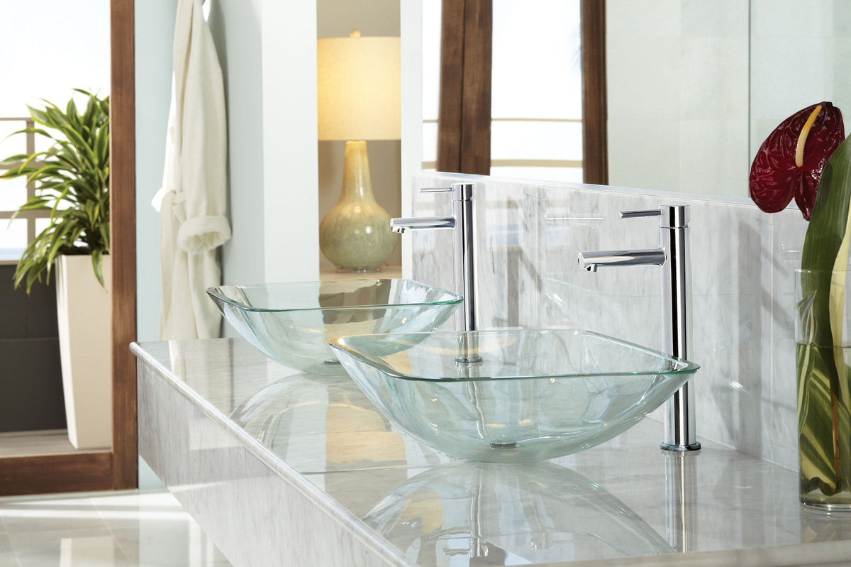 Align Single Handle High Arc Vessel Single Hole Bathroom Sink Faucet, WaterSense Certified, Chrome Y6R0 - product image 3