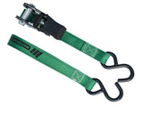 1,500-lb Padded Ratchet Tie Down Straps, Weatherproof, 1-in x 6-ft, 2-pk I1V6 - product image 7