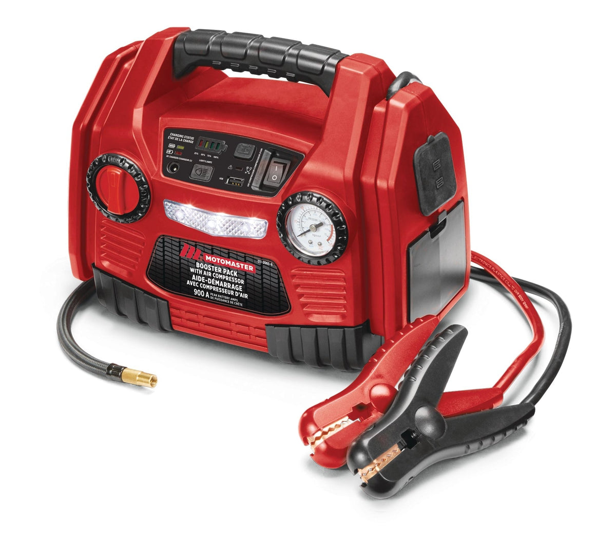 Booster Pack/Jump Starter, with Air Compressor, 900 Peak Amp, 12V K3U5 - product image 1