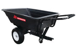 Poly Bed Utility Trailer Cart with Steel Frame, Black, 500-lb Z3C8 - product image 1