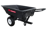 Poly Bed Utility Trailer Cart with Steel Frame, Black, 500-lb Z3C8 - product image 2