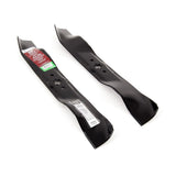 3-in-1, 2-Blade Replacement Set for 38-in Lawn Tractor Cutting Decks, Black Q1F9 - product image 3