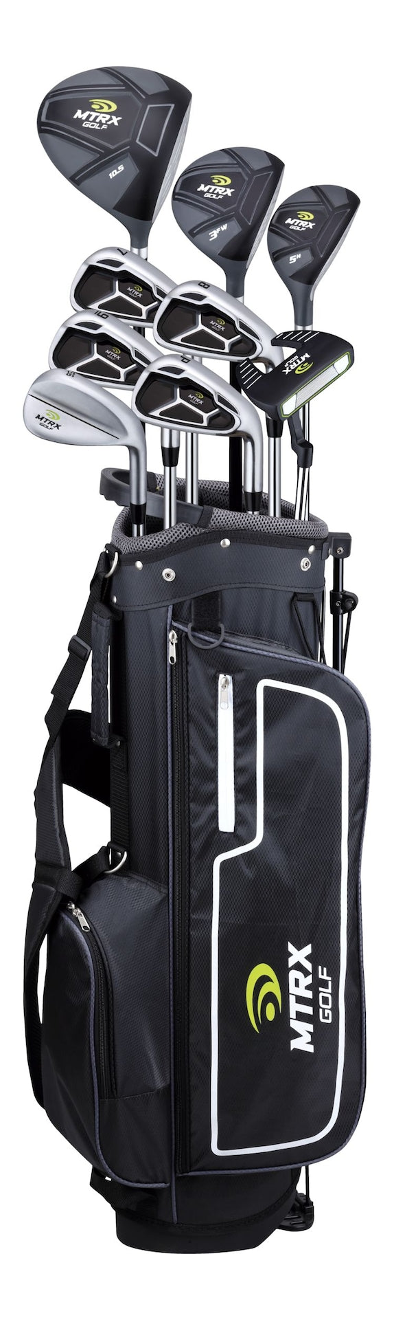Men's Complete Golf Club Set with Golf Stand Bag, Black Q7Q6 - product image 1