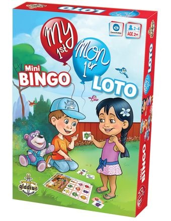1st Mini Bingo Board Game, Bilingual, Ages 2+ A3L6 - product image 3