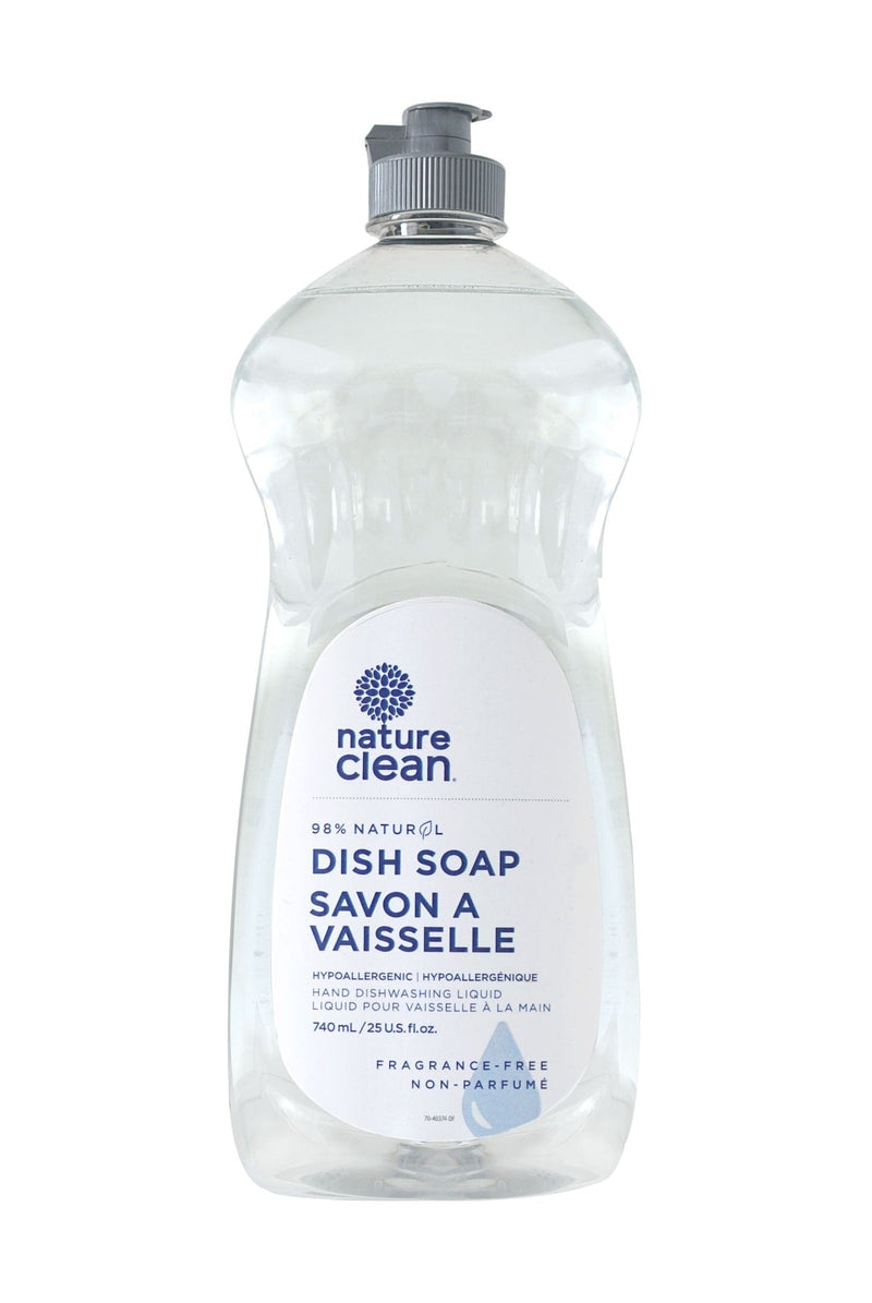 Clean Liquid Dish Soap, Fragrance Free, 740-mL D0V9