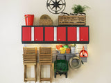 Bold 3.0 Series All-in-One Lockable Steel Garage Cabinetry Set with Bamboo Top, Black/Red, 48-in x 18-in x 76.75-in, 5-pc F8Q9 - product image 7