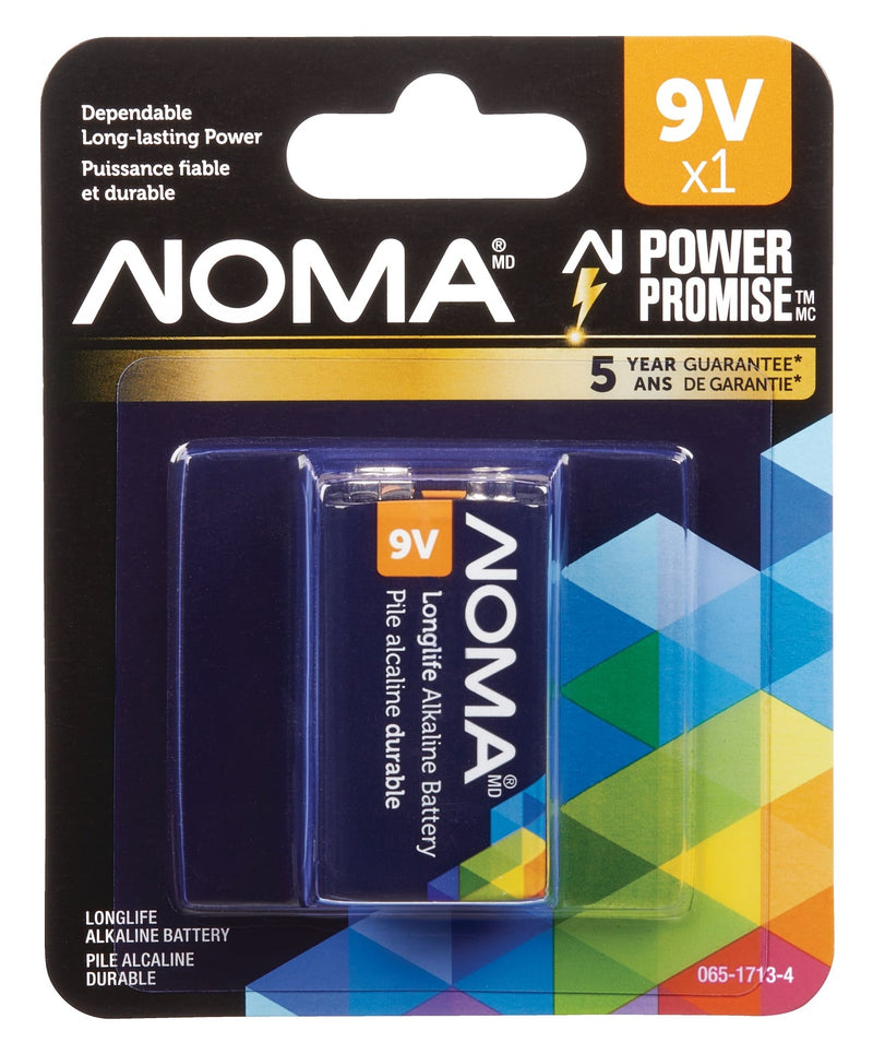 1-pk 9V / 9 Volt Alkaline Battery, Long Lasting, All Purpose Y6M6