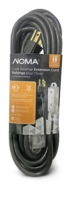 16/3 Extreme Cold Weather Outdoor Extension Cord with Lighted End, Flexible, Black M8K2 - product image 1