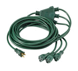 28-ft Outdoor 3-Split Extension Cord W0J8 - product image 2