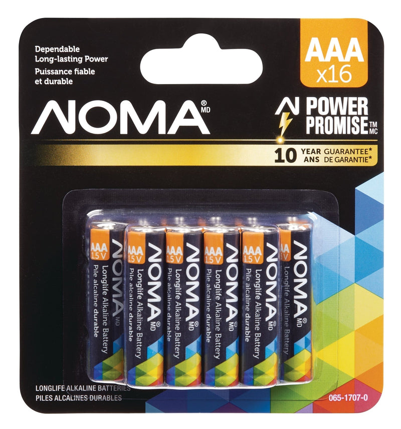 AAA Alkaline Batteries, Long Lasting, All Purpose, 16-pk Z5Q7