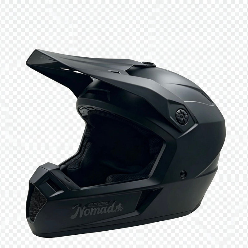 Nomad Trail Blazer Dirt Bike Helmet, Matte Black, Various Sizes V1M3
