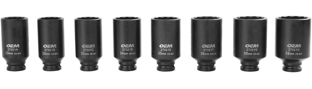 Axle Nut Socket Set, 8-pc J4R4 - product image 2