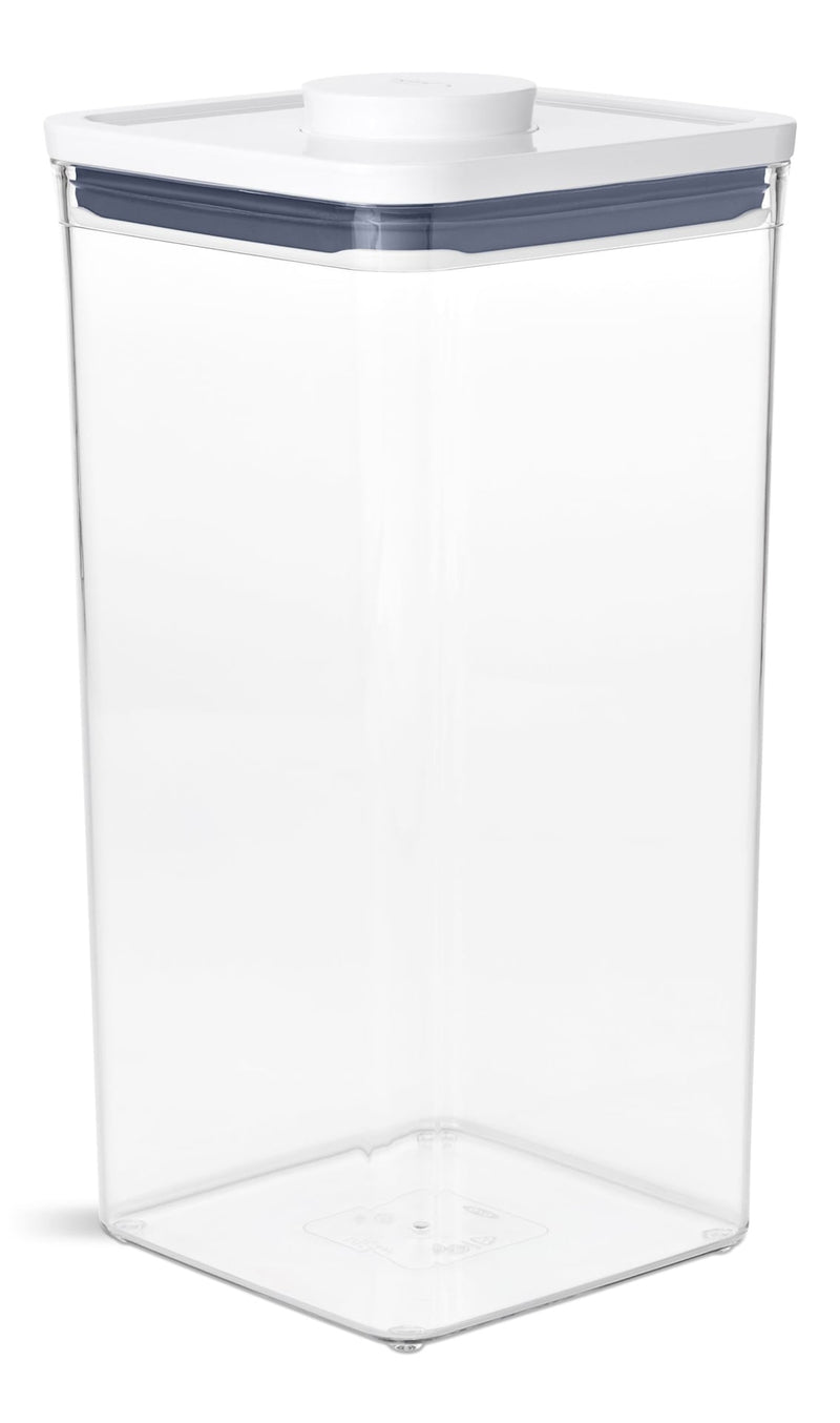 Big Square Plastic Pantry Storage POP Container, 5.7-L, Tall, BPA-Free R1S2