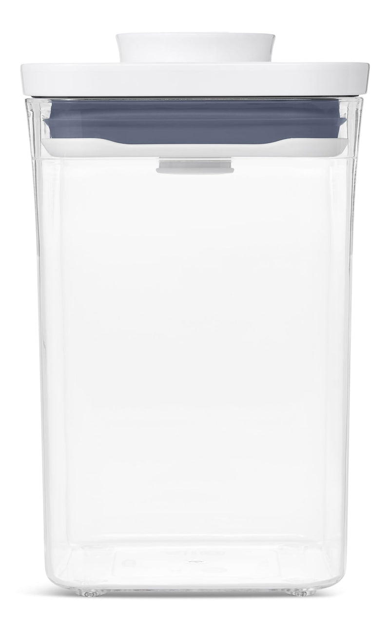 POP Square Plastic Food Storage Container, 1-L, Small, with Airtight Seal F2W0