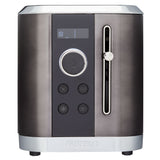 Even Heat Wide Slots Toaster with 9 Settings, Black Stainless Steel, 2-Slices T0X8 - product image 1