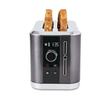 Even Heat Wide Slots Toaster with 9 Settings, Black Stainless Steel, 2-Slices T0X8 - product image 2