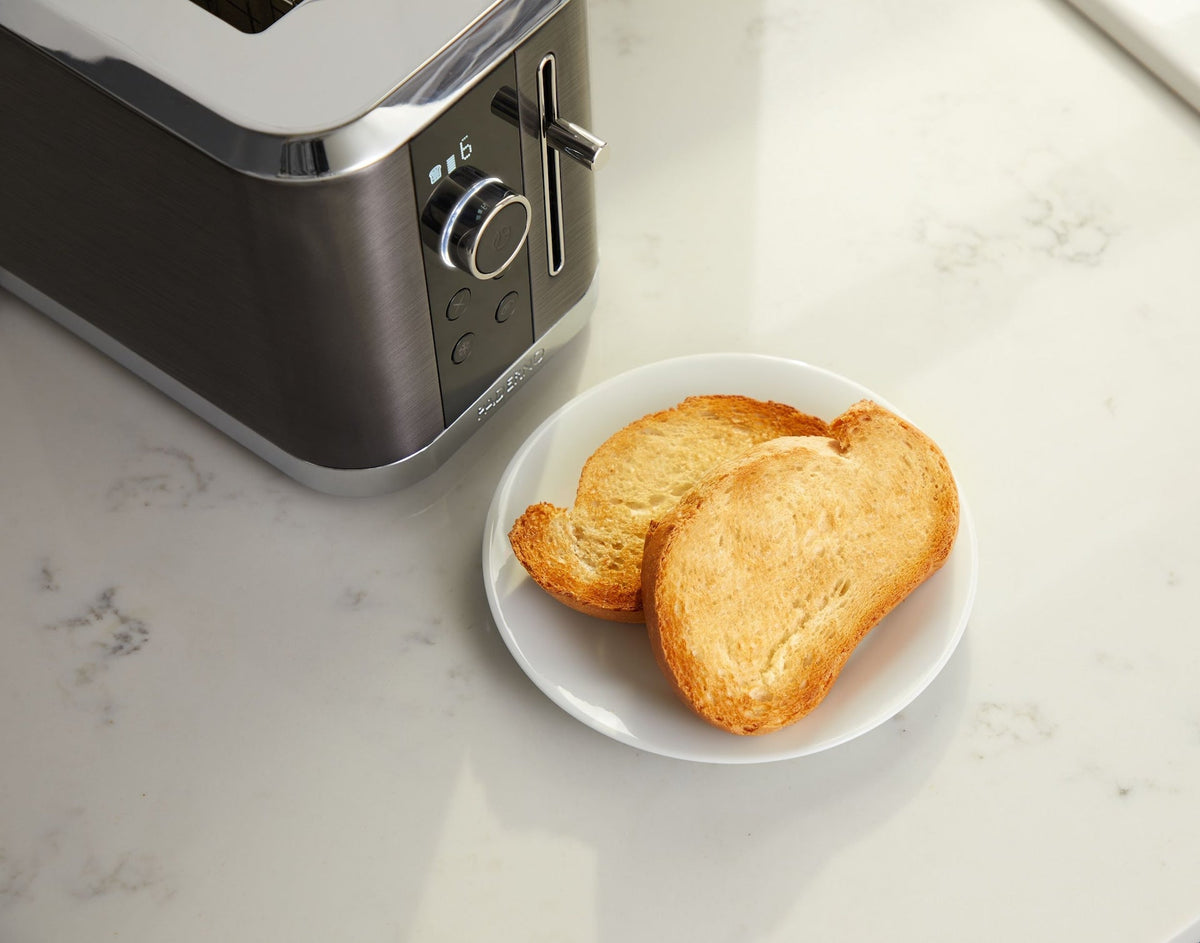Even Heat Wide Slots Toaster with 9 Settings, Black Stainless Steel, 2-Slices T0X8 - product image 6