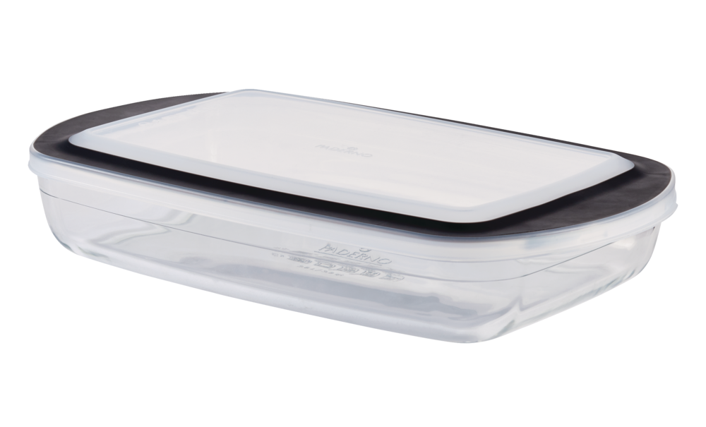 Glass Rectangular Baking Dish with Lid, 3.8-qt C7I9 - product image 1
