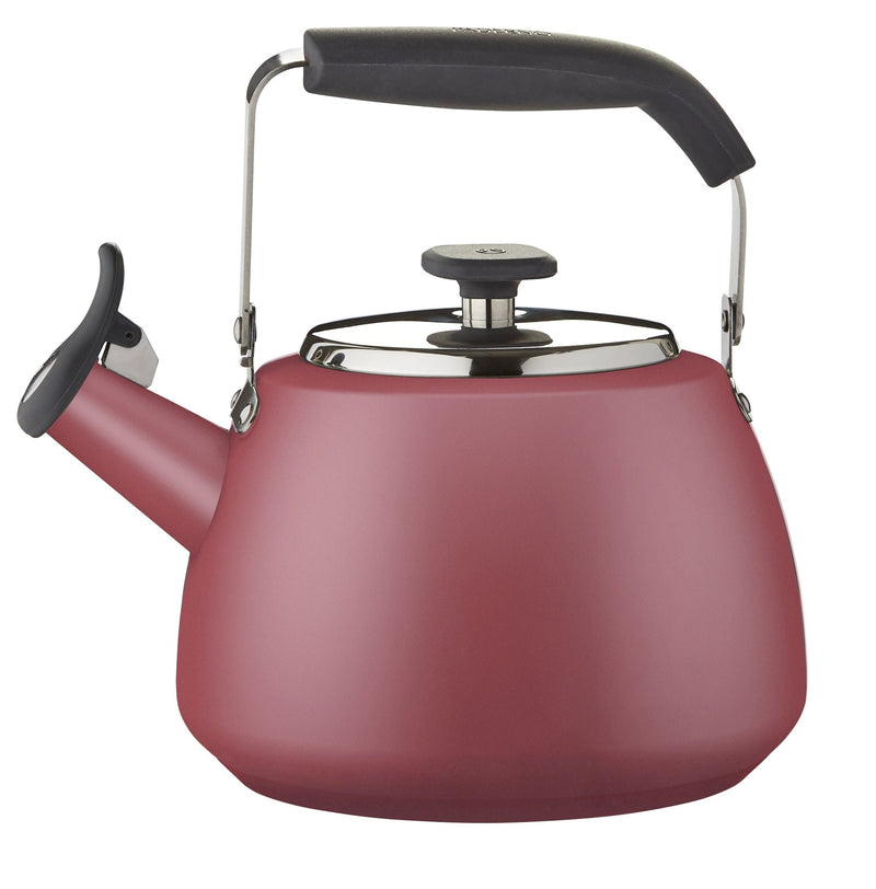Stainless Steel Stovetop Kettle, 1.9-L, Red A6D5