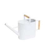 Nordic Habitat Wood Finish Watering Can, White, 2-Gal D4J6 - product image 1
