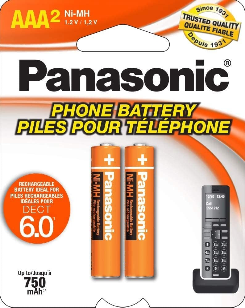 Rechargeable AAA Battery for Cordless Phones (HHR4DPA2BA) D3P4