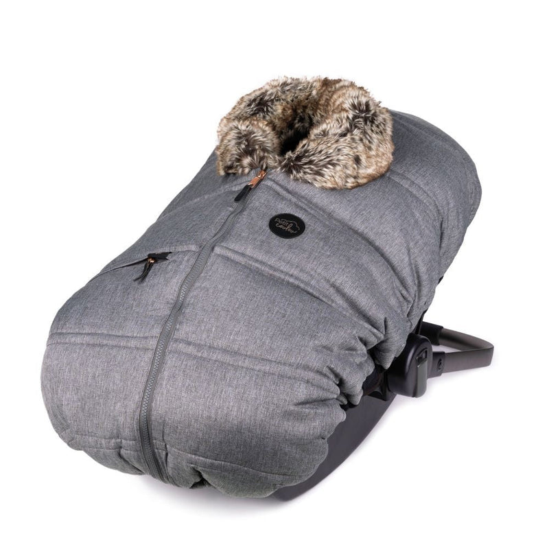 Coulou 3 Seasons Baby Car Seat Cover, Classic Collection, Graphite I2A3