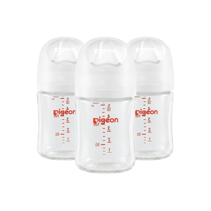 Glass Bottle with Silicone Nipple (SS), 5-oz, 0 Months+, 3-pk N4T3