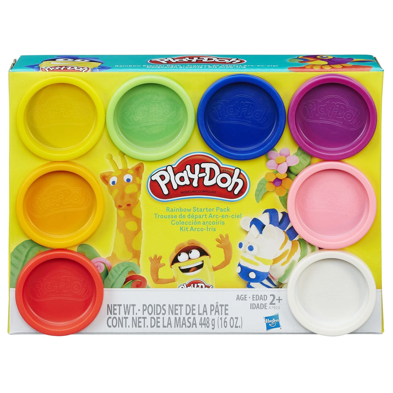 Rainbow 8 Colour Starter Pack Molding Material For Toddlers & Kids, Ages 2+ K9L7