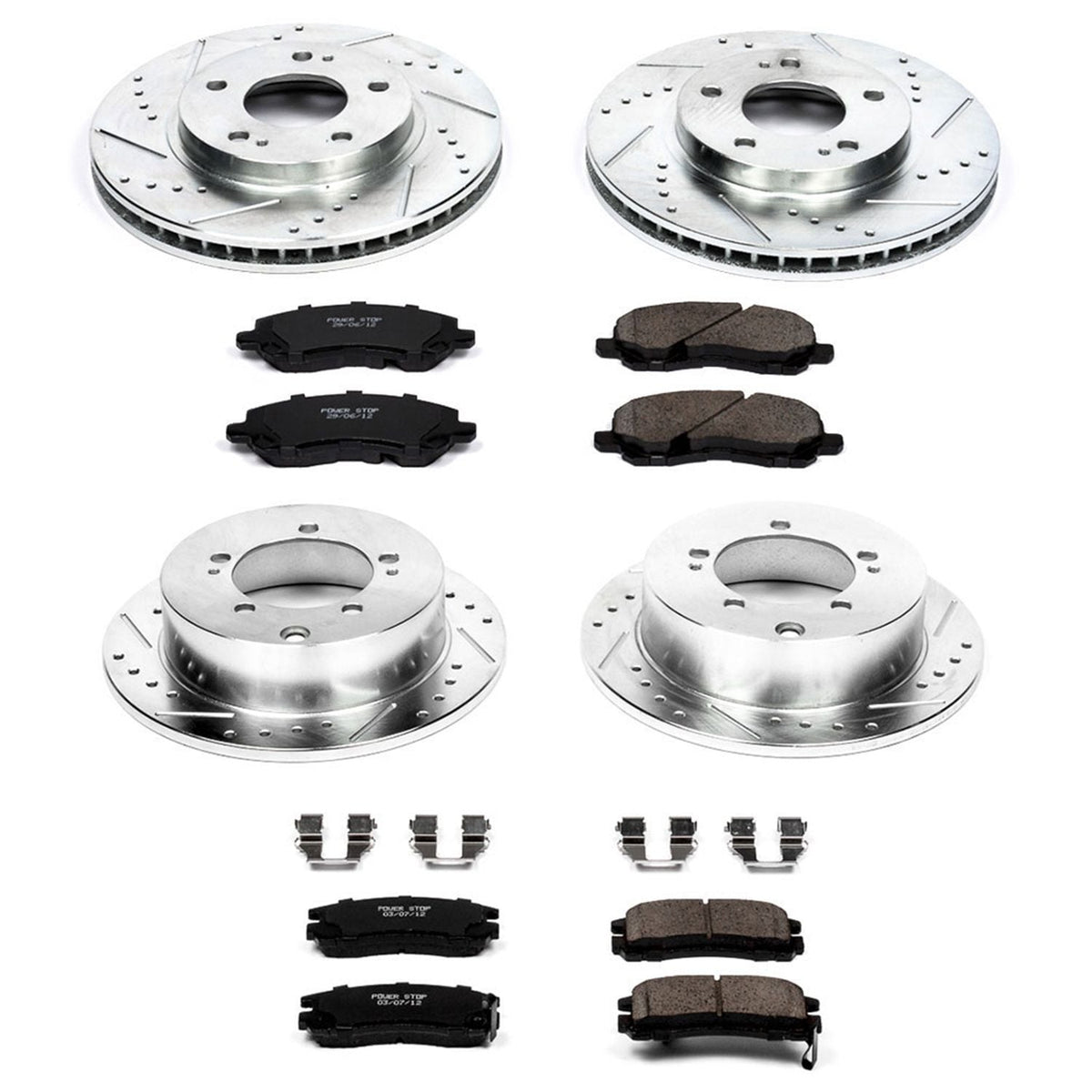 Z23 Evolution Sport Performance Brake Kit - Front & Rear (Part# K0-K5999) X7J3 - product image 1