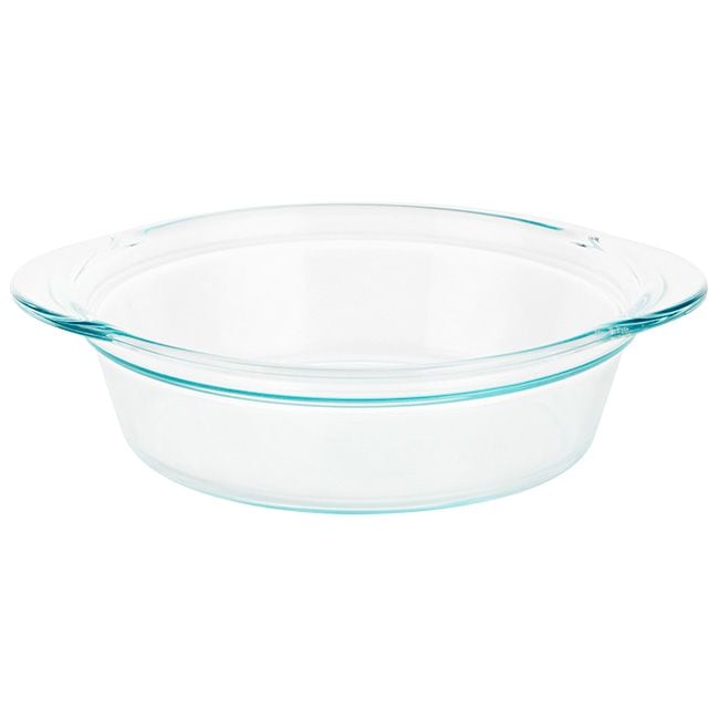 Oven-To-Table Glass Deep Pie Dish, 9.5-in, Freezer & Dishwasher Safe Z6K2