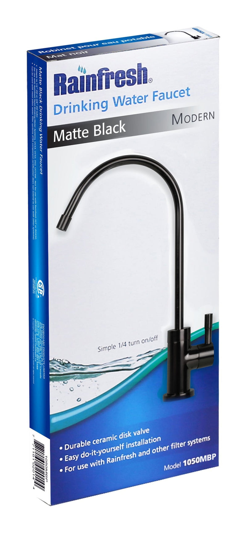 1050MBPDrinking Water Faucet, Matte Black R6A2