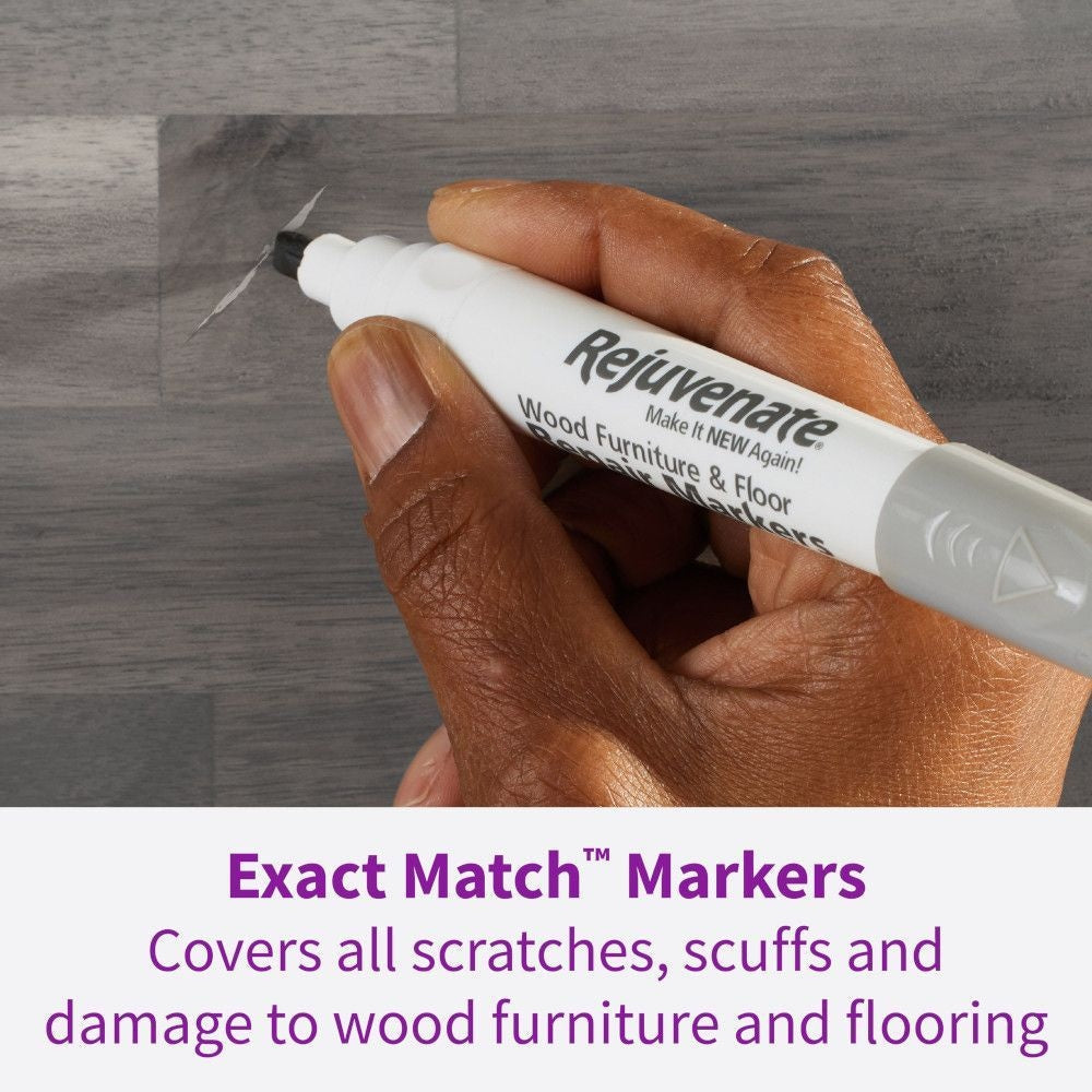 Exact Match Wood Furniture & Floor Repair Markers, White-Grey, 6 Shades B2V6 - product image 7