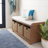 Lonan Wicker Storage Bench, Grey Wash/White, 16.1-in x 47-in x 19.9-in W5A1 - product image 7
