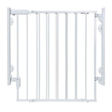Ready To Install Top of the Stairs Baby Safety Gate, White R6F8 - product image 1