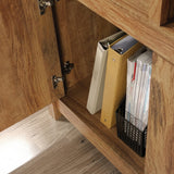 Cannery Bridge 3-Door Bookcase/Bookshelf Storage Cabinet, Sindoori Mango Finish U6Z1 - product image 3