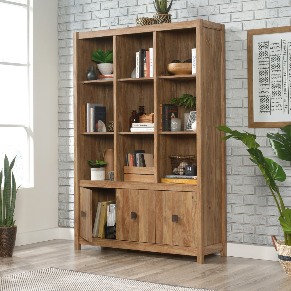 Cannery Bridge 3-Door Bookcase/Bookshelf Storage Cabinet, Sindoori Mango Finish U6Z1 - product image 7