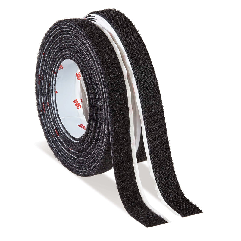 Indoor Fasteners, Black, 3-lbs, 0.75-in x 15-ft, 1-pk U7A5