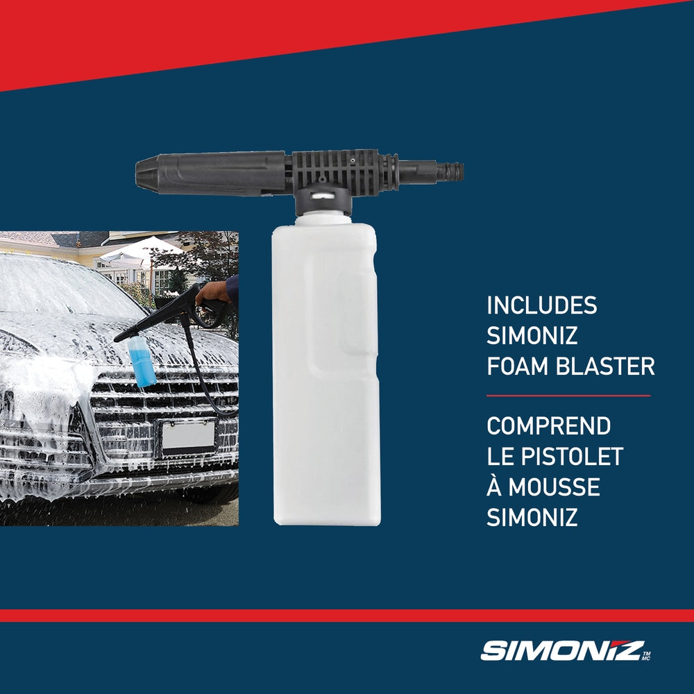 1650 PSI 1.8 GPM Corded Cold Water Electric Pressure Washer with Foam Blaster G0A3 - product image 5