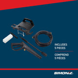 1650 PSI 1.8 GPM Corded Cold Water Electric Pressure Washer with Foam Blaster G0A3 - product image 6
