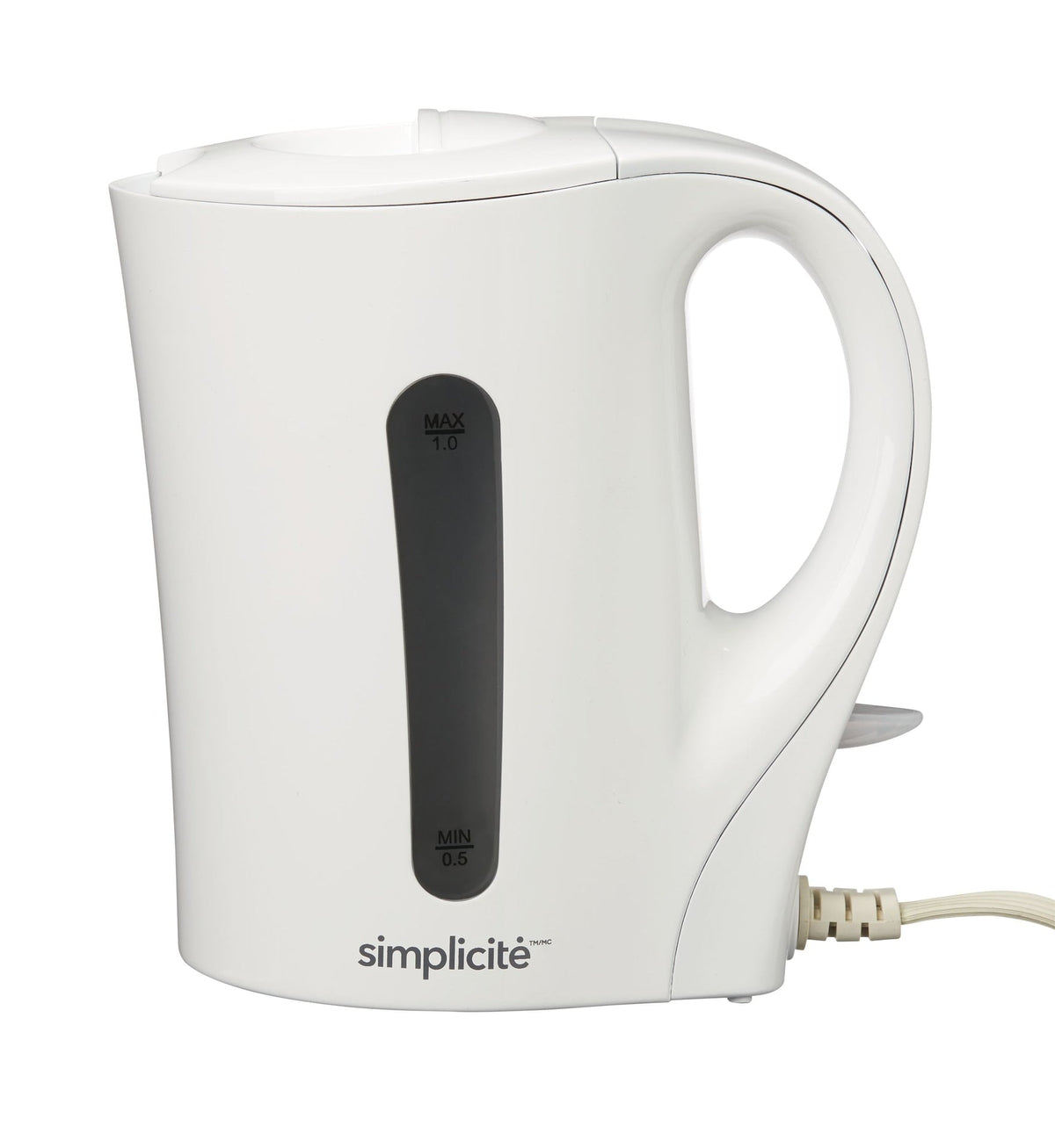 é Corded Electric Kettle with Auto Shut Off, White, 1-L D1U3 - product image 1