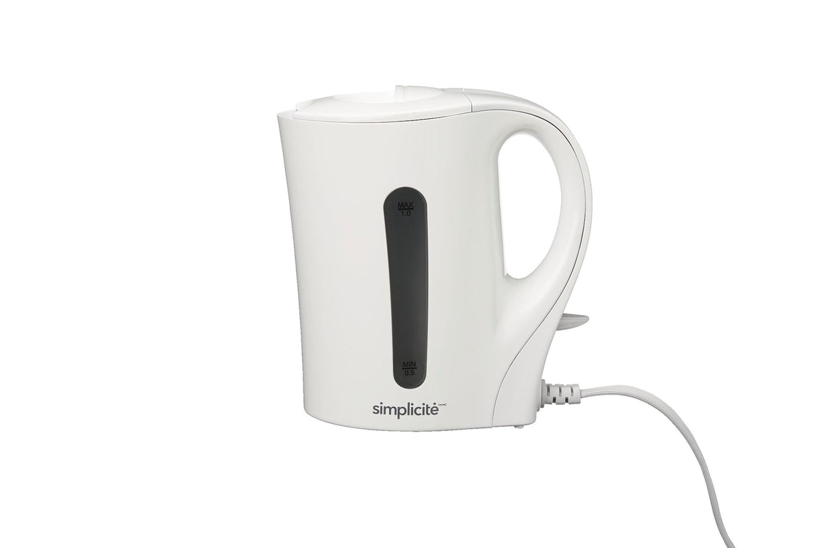 é Corded Electric Kettle with Auto Shut Off, White, 1-L D1U3 - product image 2