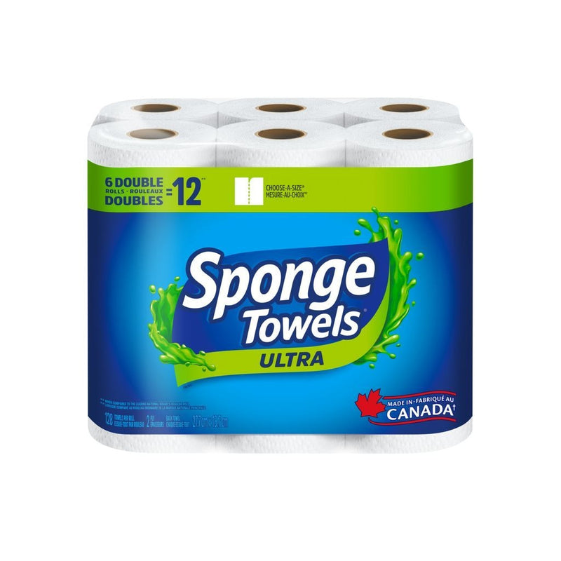 Ultra Choose-A-Size Paper Towel, 2-ply, 6-pk T7G6