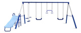 Arcadia Star Kids' 5-Station Burst Metal Swing Set Combo with Slide V1J0 - product image 1