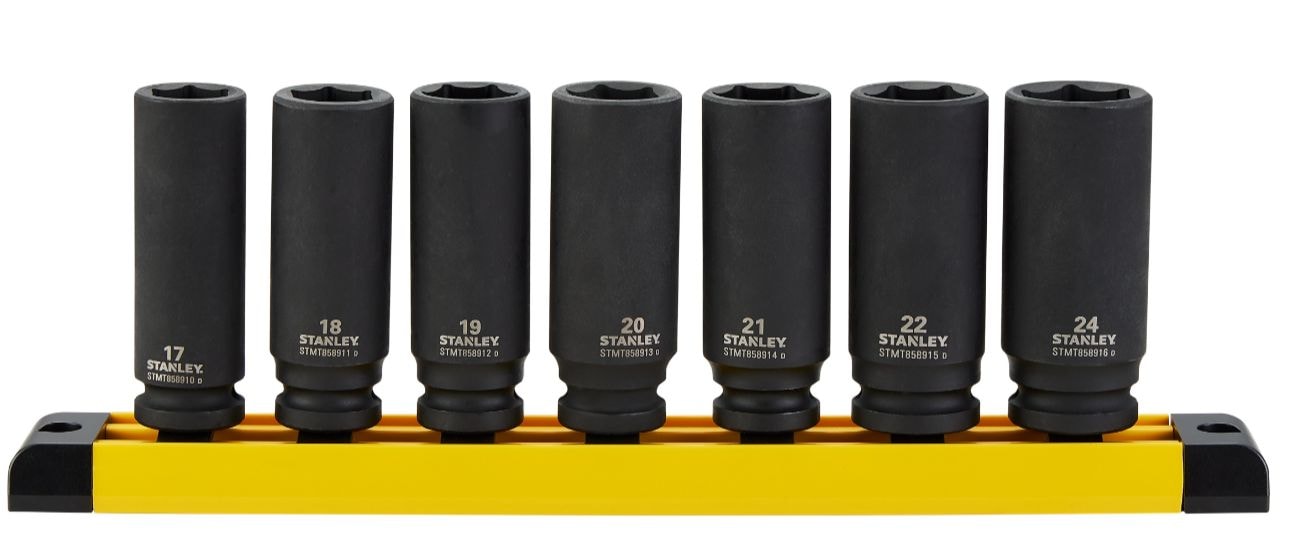 Pro 1/2-in Deep Impact Socket Set, Metric, 7-pc J9J1 - product image 1
